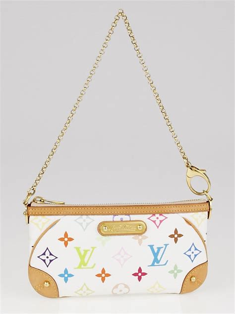 Louis Vuitton Pochette Milla Monogram Multicolore MM White